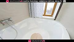Naughty Angie Elif In Bathroom Deepthroat And Hard Fucking In Vr
