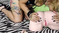 Dana Barzagli's Tutorial On Oral Sex With A Natural Ass Doll