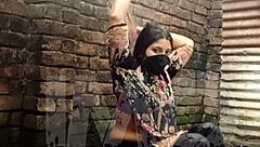 mary redhead bursts with three gifted guys in wild indian romp