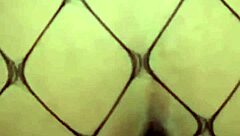 Cumming on brunette's feet