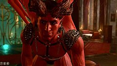 sex with a little devil in gay encounter.