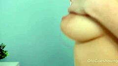 Old Goes Young 18+ Hottie Gets Orgasm After Vacuuming the Flat