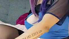 Probando plug anal cogida y venida en mi vagina