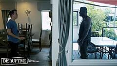 Paranoid man in quarantine receives bareback ass fucking with monster cock