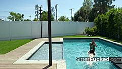 babysitter says, 'i got caught breaking into the house?'