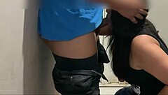 me sucking her big ass in the kitchen hard