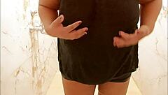 myanmar sexy milf taking shower