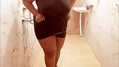 myanmar sexy milf taking shower