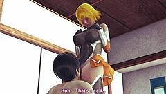 sakura igawa enjoys action taimanin in 3d animation