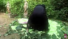 three horny blondes reach intense orgasm in outdoor orgy