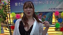 Rumi-chan at the happening bar gets wild with onahole play, pissing, and squirting, then devours dick and drinks cum in a 5-climax sex session