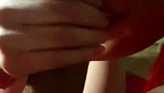 I, Ariel, spompina and prende sborra in bocca after creampie