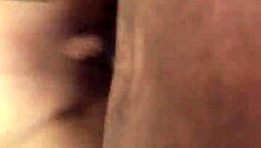 Monster cock is fucking this tiny teen in the backseat so hard