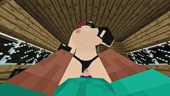 Wow! Ellie Rides Hard in Cowgirl POV!