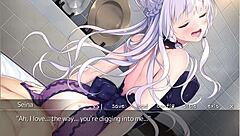 Boldly humble the holy maiden in part 4 of this hentai anime game