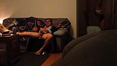 Flatmate discovered pleasuring himself