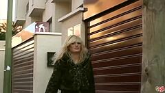 Spanish Blonde Riding Cock Hard