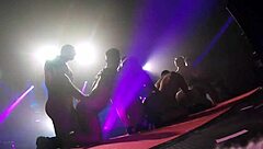 pornstars fuck in group orgy at nightclub