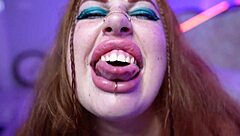 Redhead Yola Flimes Sucks And Teases In Face Show