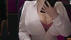 she has big tits and a huge ass to match