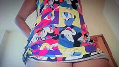 Latina Surprises Old Man with Cartoon Pajamas for Fucking