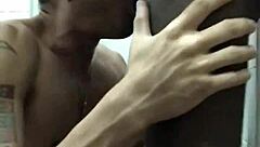 Gay amateurs fucking with big cocks at Maracanã train station