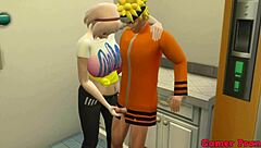 Married Naruto and Sakura's steamy kitchen encounter