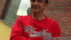 Euro Amateur Sucks Older Guy's Cock