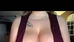 Miss big tits on webcam