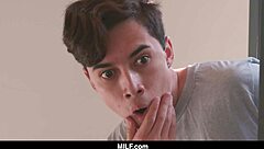 Hot MILF Punishes Trespasser with Spanking