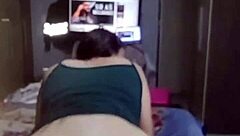 i gave my husband a nice treat with my tight pussy, fucking him passionately at home