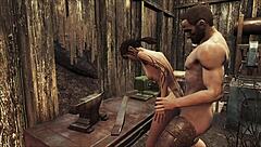 fallout 4 workshop has hot 3d anime scenes 😏