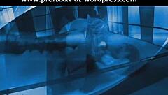 Big tits bouncing during sports activities with intense physical exertion and team play