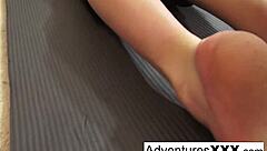 Workout with Victoria White Turns into Hardcore Blowjob and Fucking