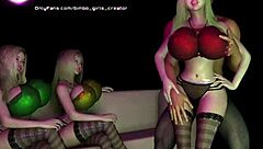 बड़ी बूब्स वाली लड़कियां सेक्सी डांस करती हैं