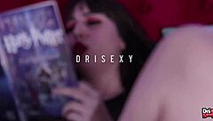 i, as sexy teen, read harry potter naked, showing small tits and pussy in amateur video