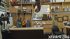 fucking and sucking sloppy in the shop with a skank? rough and amateur