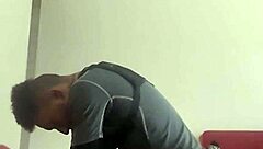 I climax on her dark rear end following a domination of her moist vaginal cavity with my tongue