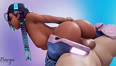 Overwatch Retro Compilation of Wild Hentai Action Scenes