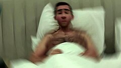 Step gay dad trains in black sheer socks at local gym