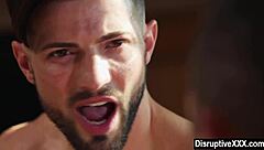 Gay hunk feels shocked hooking up with ex's step brother