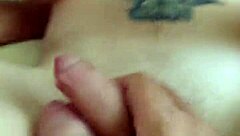 Uncut cumshots with moaning tease