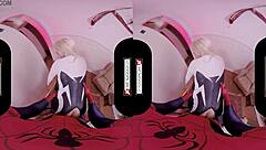 Spider Gwen Blows Mind With Pussy