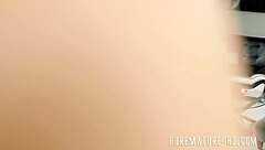 blonde milf intensely sucks dick in high heels