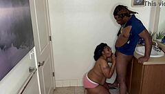 Kendale accidentally walks in on his roommate masturbating in the dorm, she asks for his help before almost getting caught.