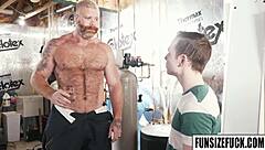 Danny Wilcoxx knelt and fondled the large member of a man
