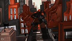 Tall Goddess Dominates On Halloween