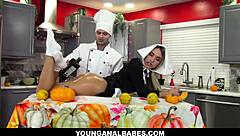 Chef Prepares Assistant's Ass with Oil and Massage