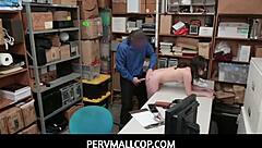 Does teen alex more strip for mall cop sex after shoplifting? Clothes ripped in provocative fucking.