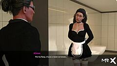 fashion business episode with a maid taking off her clothes